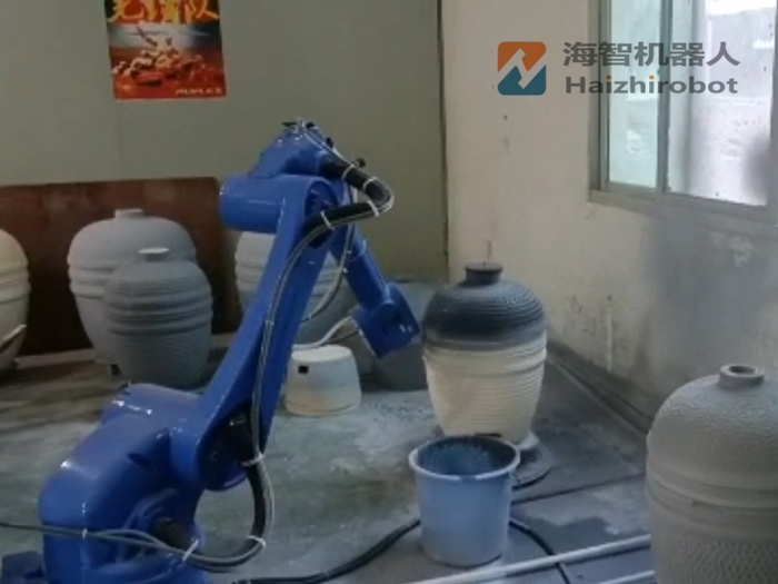 自动喷釉设备 喷釉机械手(烧烤炉)(图2) 自动喷釉设备 喷釉机械手(烧烤炉)(图2)