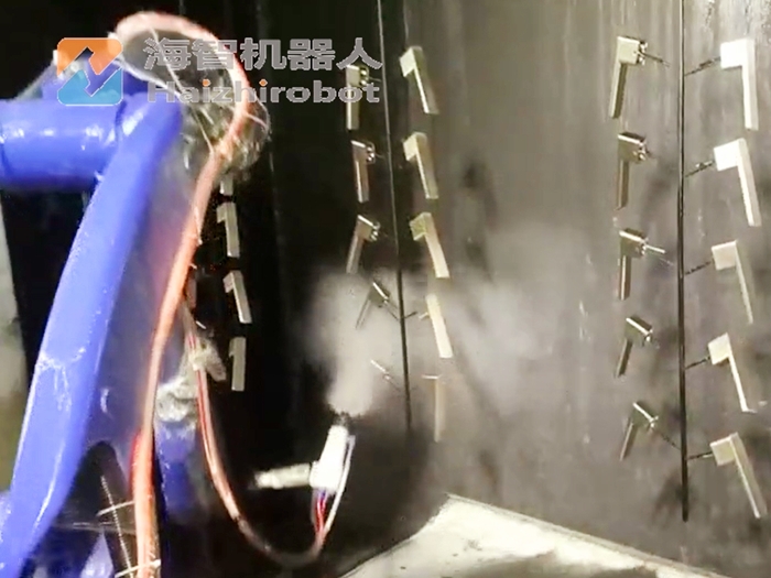 五金门把手静电喷漆自动线